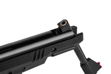 pneumatisch pistool geïsoleerd op witte achtergrond