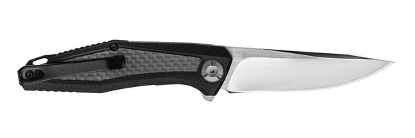 современный перочинный нож изолирован на белой спине
