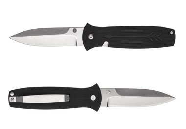 penknife folding knife isolated on white. clipart