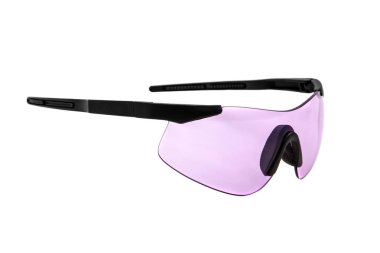 Koruyucu gözlük çekim ve beyaz arkasında izole iş için