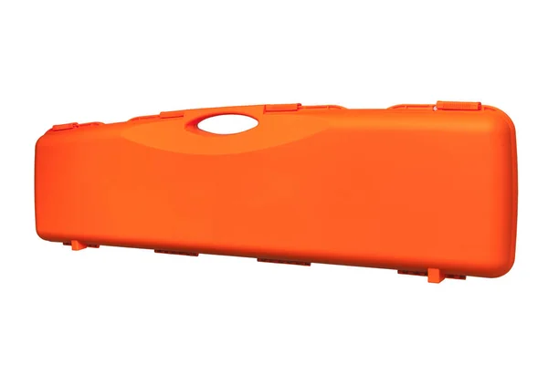 Orangecase för kanoner isolerad på vit — Stockfoto