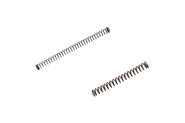 metal bahar beyaz zemin üzerine izole