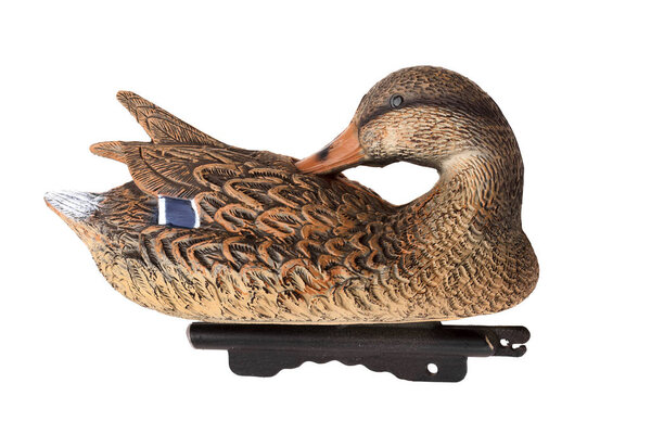 Маллард Дак Приманка изолирован на белом
 