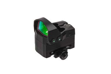 beyaz sırt izole modern siyah kolimatör görme