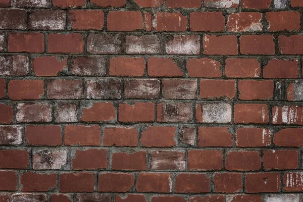 Old red brick wall texture background. — Stock Photo, Image