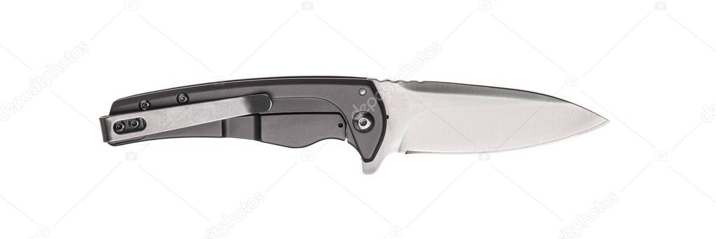 Penknife isolate on white background.