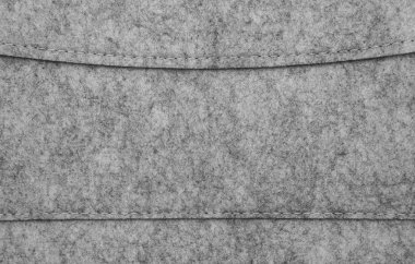 Keçe Doku Arka Plan. Yumuşak gri keçe malzemesi. Fel yüzeyi