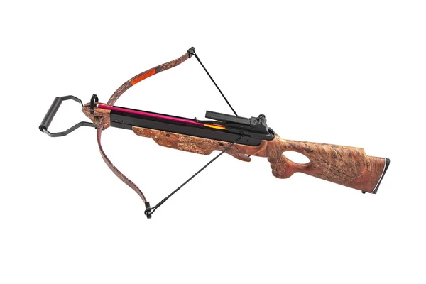 Modern crossbow isolate on white back. — Stock Photo, Image