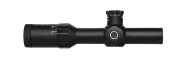 Keskin nişancı ve av tüfekleri için modern optik görme izole bir