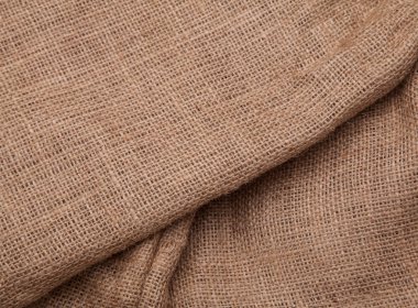 Kahverengi çuval bezi Veya doğal kahverengi bir bez weavi arka plan