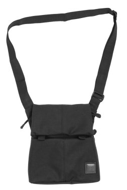 taktik omuz çantası beyaz izole