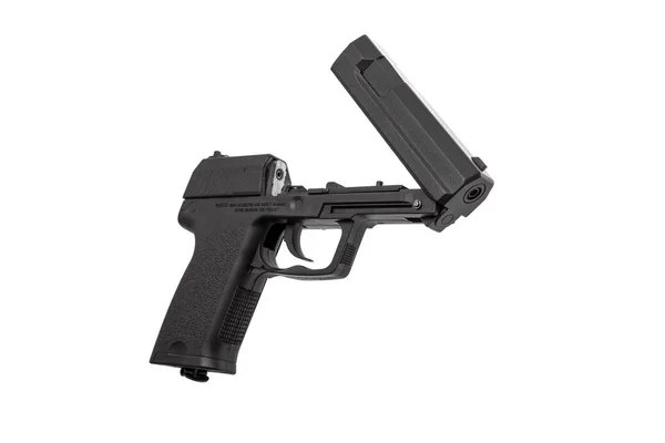 Pneumatic pistol isolated on white background. — Stock Photo, Image