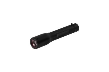 beyaz izole modern siyah metal el feneri