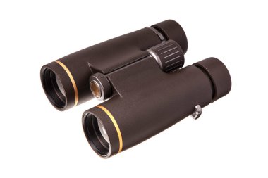 Modern dürbün üzerine beyaz izole 