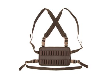 Modern bandolier beyaz bir arka plan üzerinde izole. c için aksesuar