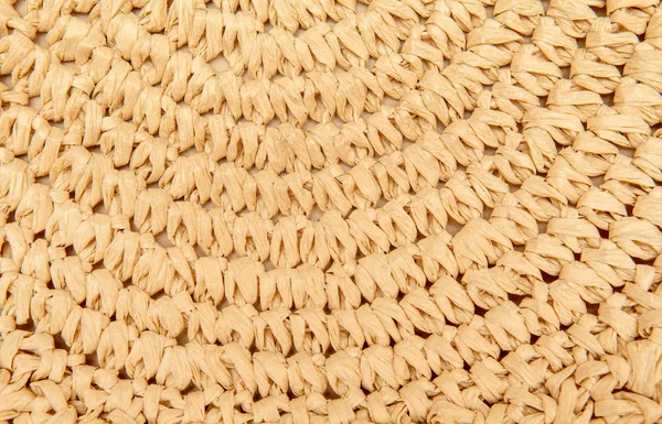 짠 둥근 손으로 만든 배경. 수공예 직초 감촉 나투라 — 스톡 사진