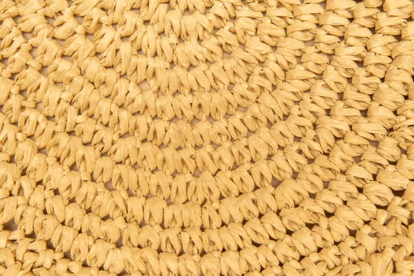Тканий круглий ручний фон. Текстура плетіння ручної роботи — стокове фото