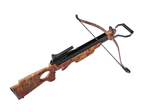 Modern crossbow isolate on white back. — Stock Photo, Image