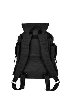 Sırt çantası beyaz arka planda izole edilmiş. Askeri sırt çantası izole