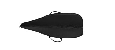 Beyaz arka plan için izole edilmiş silahlar için siyah yumuşak çanta