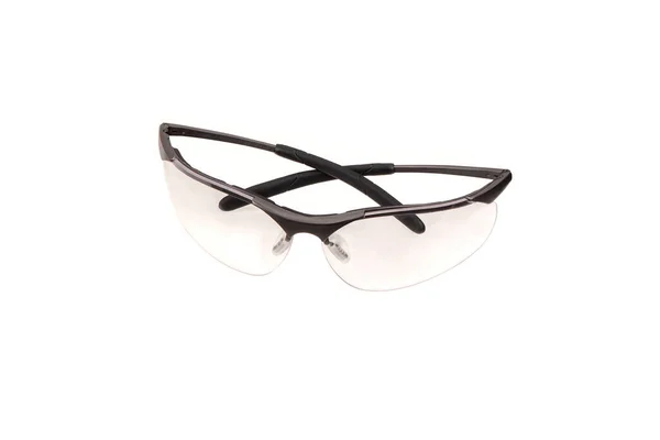 Moderne Vernebriller Utøvere Skyttere Arbeidere Isolerte Øyebeskyttelsesbriller Hvit Bakgrunn – stockfoto