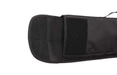 Silahlar için siyah, beyaz arka plan için izole edilmiş. Silah depolamak ve taşımak için çanta.