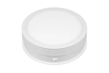 A white motorized turntable with a micro-USB port.