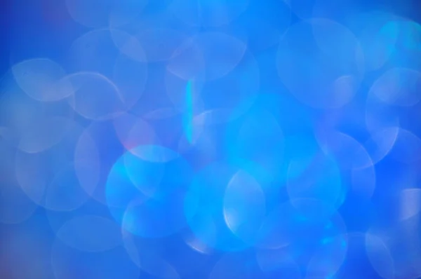 Abstracte Bokeh Glitter Licht Blauwe Achtergrond Cirkels Intreepupil Deeltjes Ontwerpsjabloon — Stockfoto