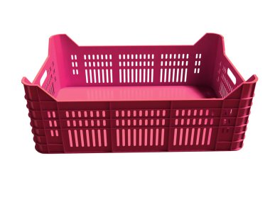 Modern ahududu meyve kutusu satış 3d render beyaz arka plan gölge yok