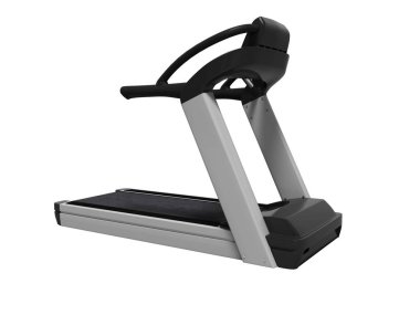 Spor salonu 3d render WHI Doğum eğitimi için modern spor koşu bandı