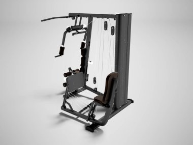 Gücü eğitim kollar ve bacaklar 3d r için modern spor simülatörü