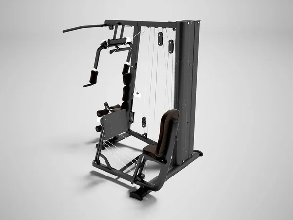 Moderno simulatore sportivo per l'allenamento della forza braccia e gambe 3d r — Foto Stock