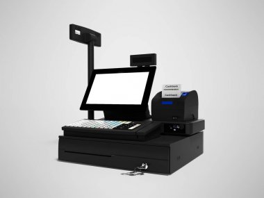 Çektiğinizde Cashback fonksiyonu ile monitör ile gri kasiyer c