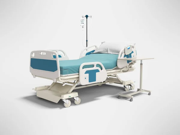 Concept Hospital bed met elektronische bediening via de console Wi — Stockfoto