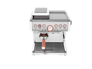 Kahve 3d render i kapasitesi ile Keçiboynuzu espresso kahve makinesi