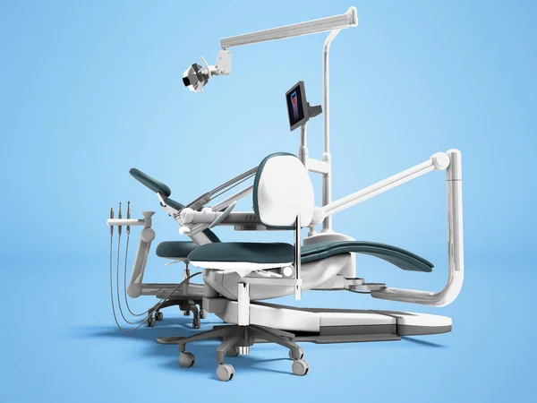 Dental unit and equipment for the office chair of the dentist an