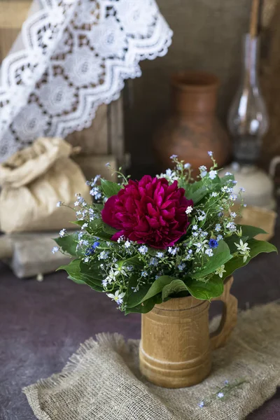 Florido Fragante Rosa Grande Flor —  Fotos de Stock
