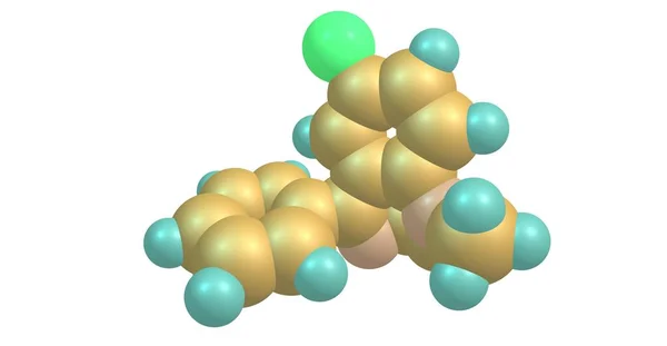 安定是苯二氮家族的一种药物 通常产生镇静作用 — 图库照片