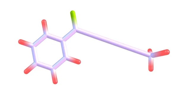 Capillin 化学式 C12H8O と天然有機化合物です イラストレーション — ストック写真