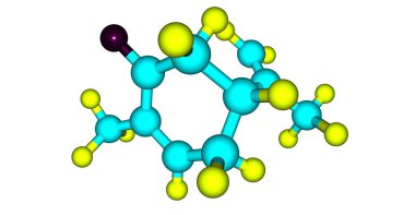Carvone terpenoidikarıştıracağız denilen kimyasal bir ailenin bir üyesidir. Carvone doğal olarak birçok temel yağlar içinde bulunur. 3D çizim