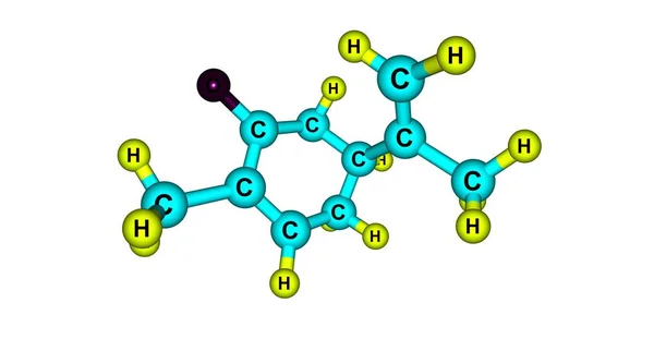 Carvone Ist Ein Mitglied Einer Familie Von Chemikalien Die Terpenoide — Stockfoto