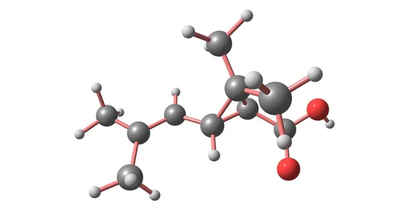 Chrysanthemic Acid Een Organische Verbinding Die Gerelateerd Aan Een Verscheidenheid — Stockfoto