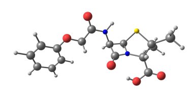 Penisilin veya Pcn veya kalem penisilin G ve Benzatin penisilin kas içi kullanım için antibiyotik grubudur. 3D çizim