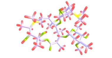 Azitromisin bakteriyel enfeksiyonların sayısı tedavisi için yararlı bir antibiyotiktir. Orta kulak enfeksiyonları, strep boğaz, pnömoni, traveler's ishal içerir. 3D çizim