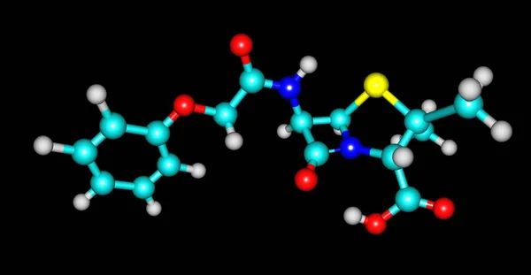 Pénicilline Pcn Stylo Est Groupe Antibiotiques Qui Comprennent Pénicilline Pénicilline — Photo