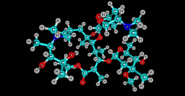 Azithromycin은 감염의 치료에 유용한 항생제 그것은 여행자 있습니다 일러스트 — 스톡 사진