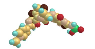 Ceftaroline beşinci nesil antibiyotiktir. Metisiline dirençli Staphylococcus aureus ve diğer gram pozitif bakterilerin karşı etkindir. 3D çizim