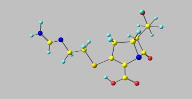 Imipenem intravenöz beta-laktam antibiyotik olduğunu. Bu kolayca diğer antibiyotiklerle tedavi enfeksiyonları tedavisinde önemli bir rol oynar. 3D çizim