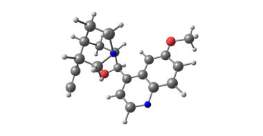 Kinin babesiosis ve sıtma tedavisinde kullanılan bir ilaçtır. Kinin ağız yoluyla alınan veya intravenöz kullanılır. 3D çizim
