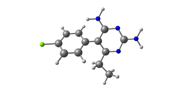 Pirimetamina Medicamento Usado Com Leucovorina Para Tratar Toxoplasmose Cistoisosporíase Ilustração — Fotografia de Stock